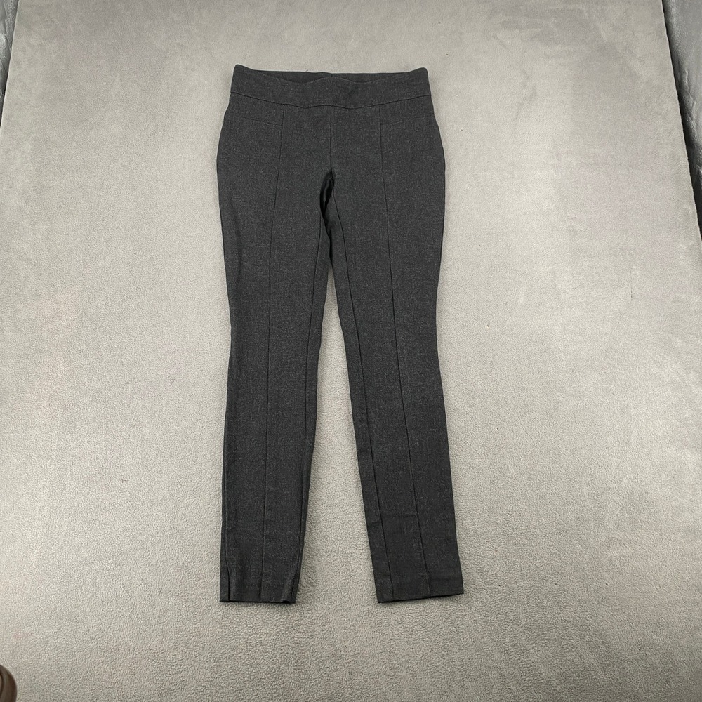 Hilary Radley Womens Pull On Leggings Charcoal Gray D2424-K838 Small